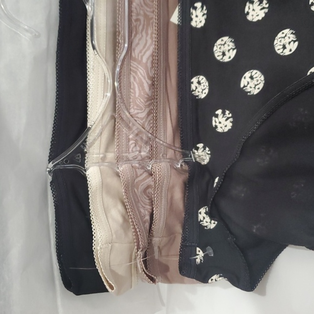 Maidenform 5pack bikini cut‎ petite lace trim cotton panties size XL/8 brand new - Picture 5 of 14